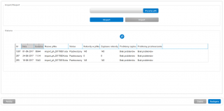 Import employee data