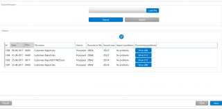 Importation données de clients